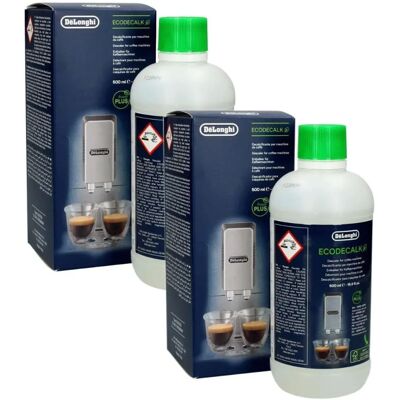 DeLonghi - Lotto da 2 - Anticalcare 500ml ecodecalk - Machine à café, Caffetière, Cafetière à filtre, Machine à espresso - Publicité DeLonghi - Lotto da 2 - Anticalcare 500ml ecodecalk - Machine à café, Caffetière, Cafetière à filtre, Machine à espresso - Publicité