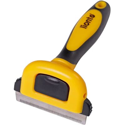 Lionto Haustier-Groomingbürste - Für Alle Fellarten - Abnehmbarer Klinge Lionto Haustier-Groomingbürste - Für Alle Fellarten - Abnehmbarer Klinge