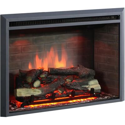 Crownflame Calida 30" Elektrischer Kamin mit 3D-Flamme, 2000W Heizung, Ton, Fernbedienung Crownflame Calida 30" Elektrischer Kamin mit 3D-Flamme, 2000W Heizung, Ton, Fernbedienung