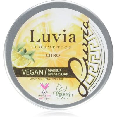 Luvia Cosmetics Brush Soap - Aromatic Citrus - 100g - Makeup Brush Cleaner Luvia Cosmetics Brush Soap - Aromatic Citrus - 100g - Makeup Brush Cleaner