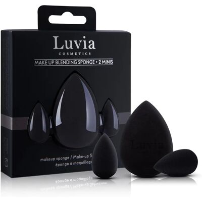 Burete de Machiaj Clasic de la Luvia Cosmetics - Burete machiaj, negru, 3 buc. Burete de Machiaj Clasic de la Luvia Cosmetics - Burete machiaj, negru, 3 buc.