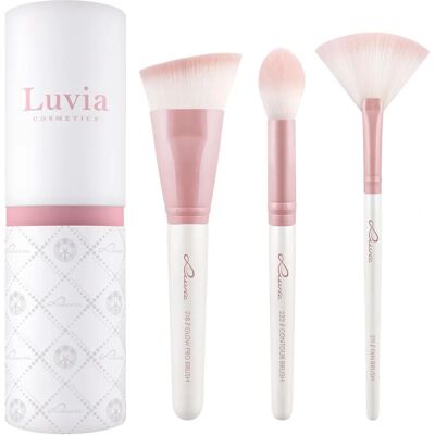 Luvia Cosmetics Vegán Sminkecset Készlet - Kontúrozás & Kiemeelés - Sminkeszközök Luvia Cosmetics Vegán Sminkecset Készlet - Kontúrozás & Kiemeelés - Sminkeszközök