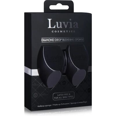 Luvia Cosmetics Diamond Drop Blending Sponge Set - Make-up spons - Zwart Luvia Cosmetics Diamond Drop Blending Sponge Set - Make-up spons - Zwart