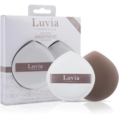 Luvia Cosmetics The Puffys Makeup Puff Set - Foundation, Natural, Soft - Makeup Tool Luvia Cosmetics The Puffys Makeup Puff Set - Foundation, Natural, Soft - Makeup Tool