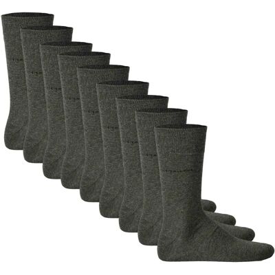 Chaussettes TOM TAILOR - Pack de 9 Unis Gris pour Hommes Chaussettes TOM TAILOR - Pack de 9 Unis Gris pour Hommes