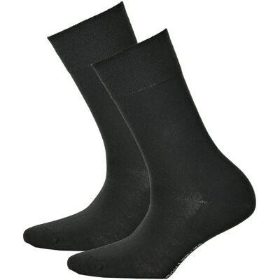 Hudson Modell - Schwarze Komfortsocken 2er Pack Hudson Modell - Schwarze Komfortsocken 2er Pack