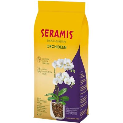 SERAMIS Orchideensubstrat - Spezial, 2,5L, für gesunde Orchideen SERAMIS Orchideensubstrat - Spezial, 2,5L, für gesunde Orchideen