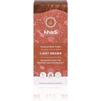 Khadi Light Brown Plant Hair Color - Hair Colour Khadi Light Brown Plant Hair Color - Hair Colour
