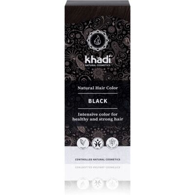 Khadi Black Hair Color - Natural, Vegan, Henna & Indigo Khadi Black Hair Color - Natural, Vegan, Henna & Indigo