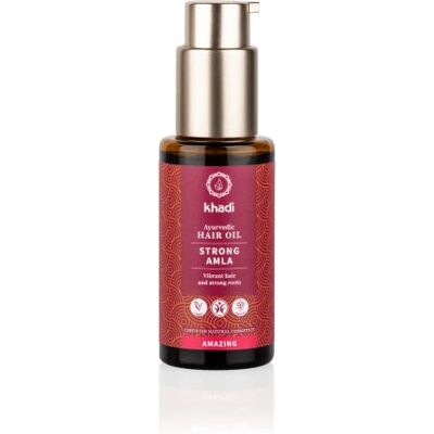 Khadi Ayurvedic Hair Oil Strong Amla - Hair Oil for Strength & Shine Khadi Ayurvedic Hair Oil Strong Amla - Hair Oil for Strength & Shine