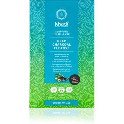 Khadi Deep Charcoal Hair Mask - Deep Cleansing - Hair Care Khadi Deep Charcoal Hair Mask - Deep Cleansing - Hair Care