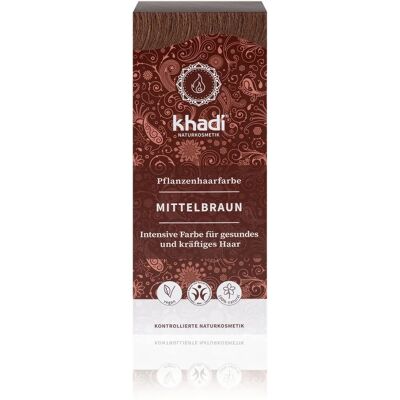 Khadi Medium Brown Herbal Hair Color - Hair Type Khadi Medium Brown Herbal Hair Color - Hair Type