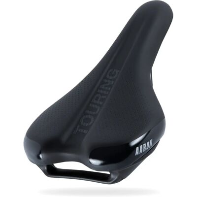 Aaron Modèle Selle de vélo ergonomique - Touring - Noir - Publicité Aaron Modèle Selle de vélo ergonomique - Touring - Noir - Publicité