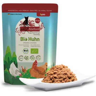 Catz Finefood Bio - Kurczak - Wrażliwy - 85g - Karma dla kotów Catz Finefood Bio - Kurczak - Wrażliwy - 85g - Karma dla kotów