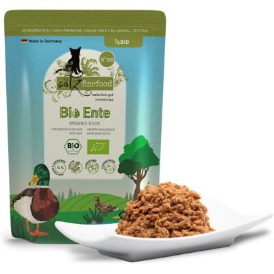 Catz finefood Bio N°505 Pato - Comida para gatos - 85 g Catz finefood Bio N°505 Pato - Comida para gatos - 85 g