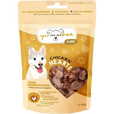 Yummeez Cœurs de Poulet pour Chiens - Lot Économique 3x35g Yummeez Cœurs de Poulet pour Chiens - Lot Économique 3x35g