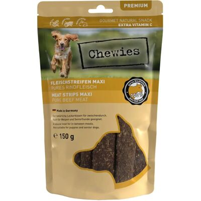 Chewies Maxi Rindfleisch Hundesnack - 150g Chewies Maxi Rindfleisch Hundesnack - 150g
