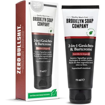 Brooklyn Soap Company 2-in-1 Gesichts- und Bartcreme - Bartbalsam Brooklyn Soap Company 2-in-1 Gesichts- und Bartcreme - Bartbalsam