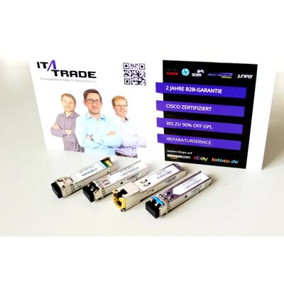 Prolabs GLC-LH-SMD-C - Module Transceiver SFP - 1GbE, Fibre - LC, Jusqu'à 20 Km - Publicité Prolabs GLC-LH-SMD-C - Module Transceiver SFP - 1GbE, Fibre - LC, Jusqu'à 20 Km - Publicité