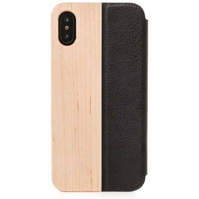 Capa EcoFlip Maple da Woodcessories para iPhone X/XS - Estojo de Telefone Capa EcoFlip Maple da Woodcessories para iPhone X/XS - Estojo de Telefone