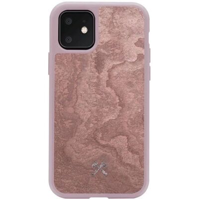 Coque en pierre Woodcessories pour iPhone 11 - Rouge Coque en pierre Woodcessories pour iPhone 11 - Rouge