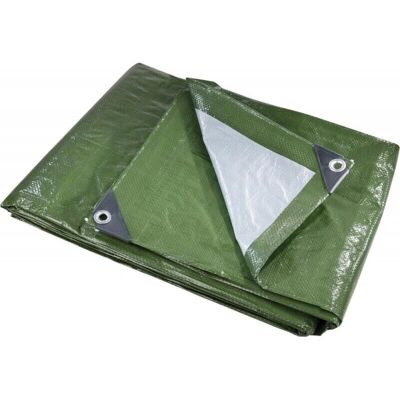 Berger & Schröter 50304 Tarp en tissu vert robuste - Tarpaulin - Publicité Berger & Schröter 50304 Tarp en tissu vert robuste - Tarpaulin - Publicité