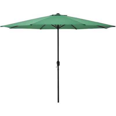 Parasol Casa.pro Vert - 300x230cm avec Manivelle - Imperméable - Publicité Parasol Casa.pro Vert - 300x230cm avec Manivelle - Imperméable - Publicité