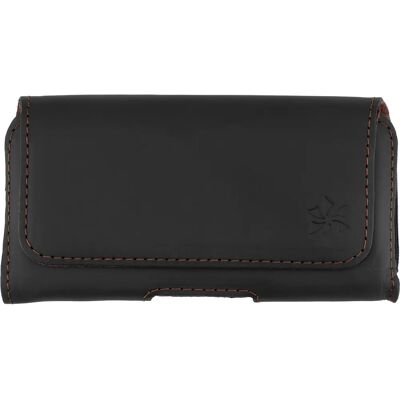 Honju horizon Gürteltasche aus echtem Leder für Google Pixel Smartphones - Schwarz Honju horizon Gürteltasche aus echtem Leder für Google Pixel Smartphones - Schwarz