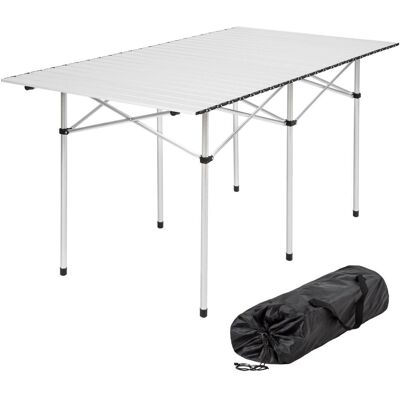 tectake Aluminium Klapptisch XXL (140 x 70 x 70 cm) tectake Aluminium Klapptisch XXL (140 x 70 x 70 cm)
