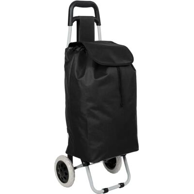 TecTake 401270 Schwarze Einkaufstasche - Einkaufstasche, Schwarz, Faltbar, Räder TecTake 401270 Schwarze Einkaufstasche - Einkaufstasche, Schwarz, Faltbar, Räder