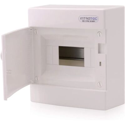 Intratec MKCAGH8-W - Armoire de distribution en surface - 8TE max - Publicité Intratec MKCAGH8-W - Armoire de distribution en surface - 8TE max - Publicité