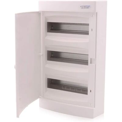 Intratec MKCAGH36-W - Verteilerschrank - 3-reihiger Sicherungskasten Intratec MKCAGH36-W - Verteilerschrank - 3-reihiger Sicherungskasten
