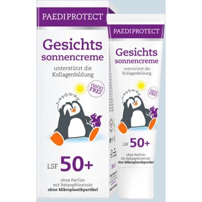 PaediProtect SPF 50+ Gesichts Sonnencreme - Hautpflege für Kinder & Erwachsene PaediProtect SPF 50+ Gesichts Sonnencreme - Hautpflege für Kinder & Erwachsene