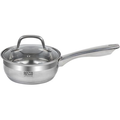 Resto Casserole en Acier Inoxydable 16cm 1,4L - Casserole - Publicité Resto Casserole en Acier Inoxydable 16cm 1,4L - Casserole - Publicité