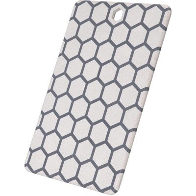 Resto 95402 Planche à découper rectangulaire en plastique gris - Planche à découper - Publicité Resto 95402 Planche à découper rectangulaire en plastique gris - Planche à découper - Publicité
