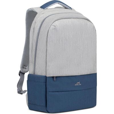 Rivacase 7567 kannettavan repusta - Varkauksia ehkäisevä, Harmaa/Tummansininen, 17,3" Rivacase 7567 kannettavan repusta - Varkauksia ehkäisevä, Harmaa/Tummansininen, 17,3"