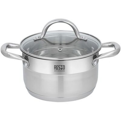 Resto 92103 Edelstahltopf - 2,7L, 18cm Resto 92103 Edelstahltopf - 2,7L, 18cm