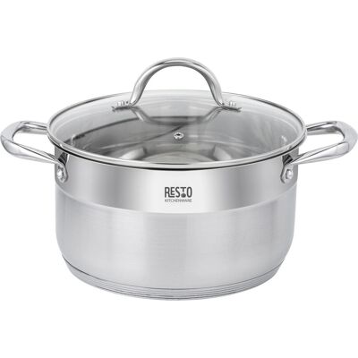 Casserole en acier inoxydable 6.2L Resto Kitchenware Rigel - Publicité Casserole en acier inoxydable 6.2L Resto Kitchenware Rigel - Publicité