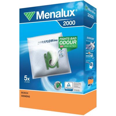 MENALUX 2000 Bolsas de Polvo - Compatible con Siemens Alpha2-Optima50 MENALUX 2000 Bolsas de Polvo - Compatible con Siemens Alpha2-Optima50