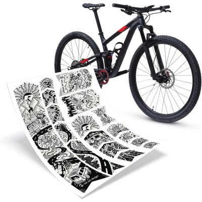 Riesel Design MTB Frame Beschermfolie Tape 3000 Zwart - Fietsframe bescherming Riesel Design MTB Frame Beschermfolie Tape 3000 Zwart - Fietsframe bescherming