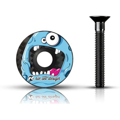 Riesel Design Ahead Kappe Stuur - Blauw - Koolstof - 1 1/8" Riesel Design Ahead Kappe Stuur - Blauw - Koolstof - 1 1/8"