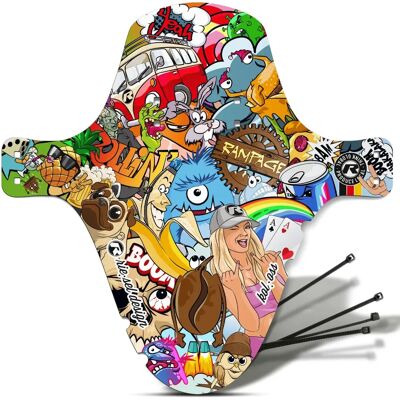 RIESEL DESIGN Oss Stickerbomb Eyecatcher - Spatbord RIESEL DESIGN Oss Stickerbomb Eyecatcher - Spatbord
