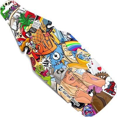 RIESEL DESIGN RIT:ZE L stickerbom Spatbord - Beschermt tegen modder en water RIESEL DESIGN RIT:ZE L stickerbom Spatbord - Beschermt tegen modder en water