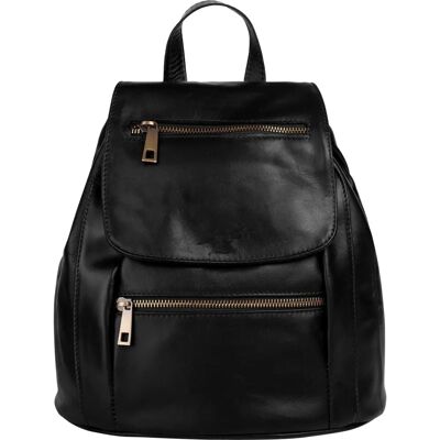 Cityrucksack SAMANTHA LOOK - Echtes Leder - Made in Italy - Rucksack Cityrucksack SAMANTHA LOOK - Echtes Leder - Made in Italy - Rucksack