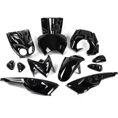 Kit de carénage Yamaha Slider 11 pièces - Carénage de moto noir métallique - Publicité Kit de carénage Yamaha Slider 11 pièces - Carénage de moto noir métallique - Publicité