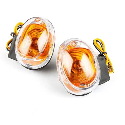 Str8 Black Front Turn Signal - Motorcycle Turn Signal Str8 Black Front Turn Signal - Motorcycle Turn Signal