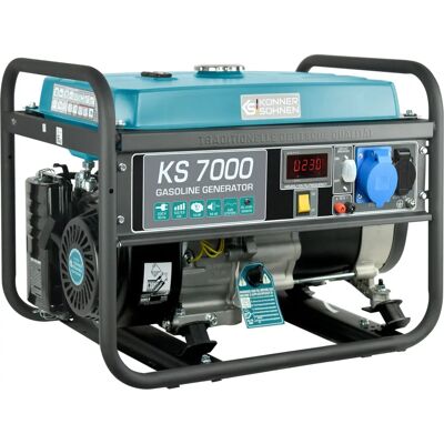 Könner & Söhnen KS7000 Generator - 5,0/5,5 kW, 230 V, Tragbar Könner & Söhnen KS7000 Generator - 5,0/5,5 kW, 230 V, Tragbar
