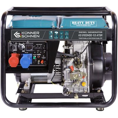 Könner & Söhnen KS 9100HDE-1/3 ATSR Diesel Generator - Heavy Duty Könner & Söhnen KS 9100HDE-1/3 ATSR Diesel Generator - Heavy Duty