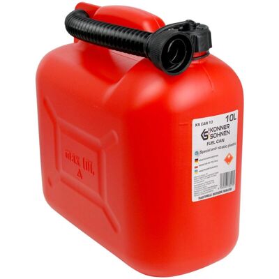 Könner&Söhnen Tanica di carburante 10L - Rosso/Nero Könner&Söhnen Tanica di carburante 10L - Rosso/Nero