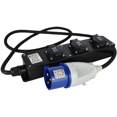 Könner & Söhnen 32A/16A Zasilacz - IP44 Zewnętrzny kabel przedłużający Könner & Söhnen 32A/16A Zasilacz - IP44 Zewnętrzny kabel przedłużający